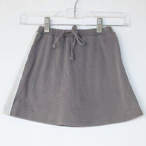 VTG 90's ARIZONA JEAN CO YOUTH GIRLS GRAY ATHLETIC SKORT SHORTS SZ S 7-8 STRIPE